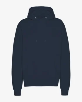 Sweat à capuche Classic Organic en coton bio - Bleu marine