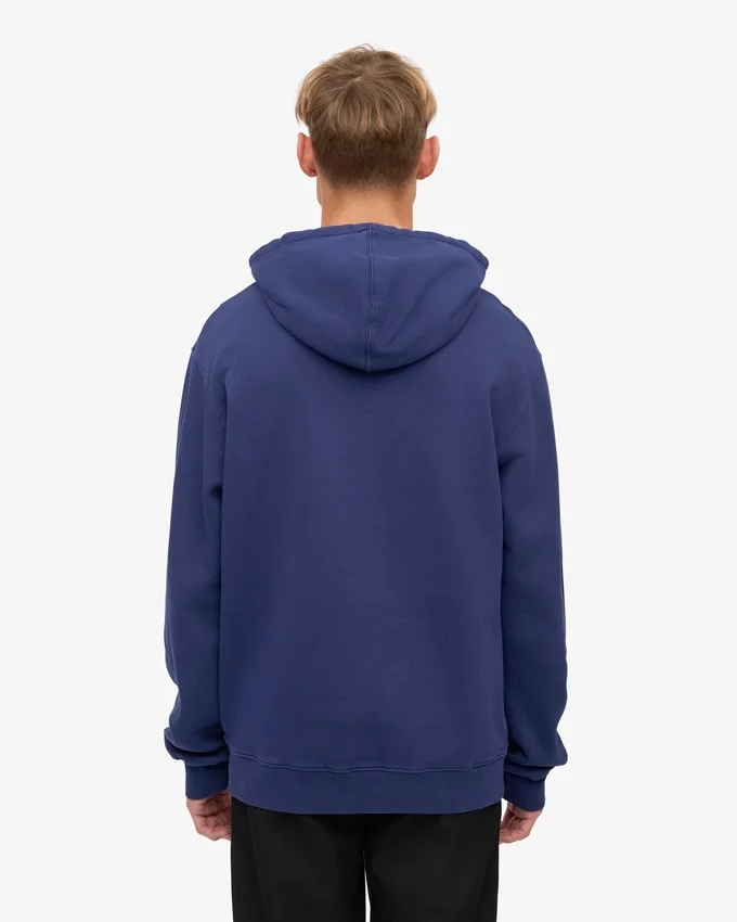 Sweat à capuche Classic Organic en coton bio - Bleu marine
