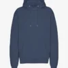 Sweat à capuche Classic Organic en coton bio - Bleu pétrole