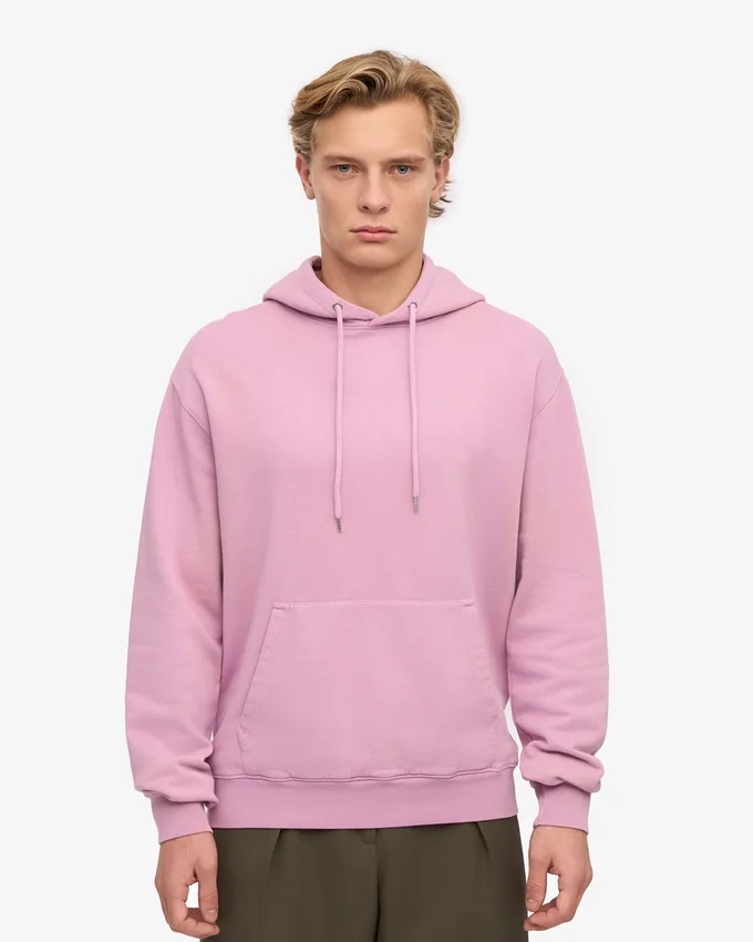 Sweat à capuche Classic Organic en coton bio - Fleur de cerisier