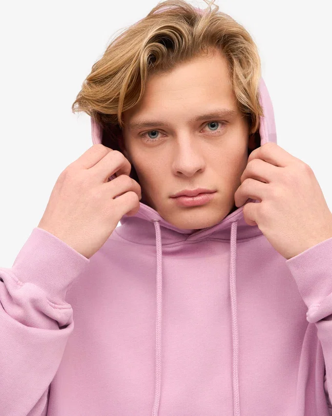Sweat à capuche Classic Organic en coton bio - Fleur de cerisier