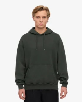 Sweat à capuche Classic Organic en coton bio – Forêt de minuit