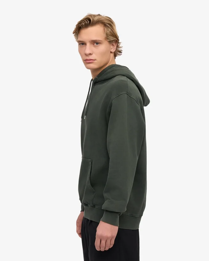 Sweat à capuche Classic Organic en coton bio - Forêt de minuit