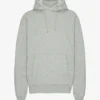 Sweat à capuche Classic Organic en coton bio - Gris chiné