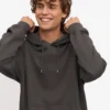 Sweat à capuche Classic Organic en coton bio - Gris lave