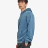 Sweat à capuche Classic Organic en coton bio - Indigo délavé