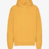 Sweat à capuche Classic Organic en coton bio - Jaune brûlé