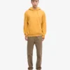 Sweat à capuche Classic Organic en coton bio - Jaune brûlé