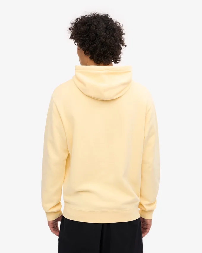 Sweat à capuche Classic Organic en coton bio - Jaune pâle