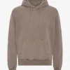 Sweat à capuche Classic Organic en coton bio - Kaki délavé