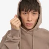 Sweat à capuche Classic Organic en coton bio - Kaki délavé