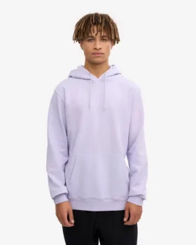 Sweat à capuche Classic Organic en coton bio – Lavande pâle