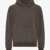 Sweat à capuche Classic Organic en coton bio - Marron délavé