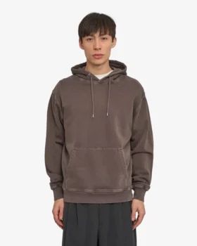 Sweat à capuche Classic Organic en coton bio – Marron délavé
