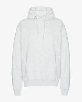 Sweat à capuche Classic Organic en coton bio - Mélange neige