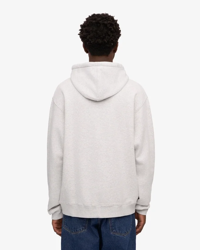 Sweat à capuche Classic Organic en coton bio - Mélange neige
