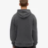 Sweat à capuche Classic Organic en coton bio - Noir délavé