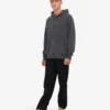 Sweat à capuche Classic Organic en coton bio - Noir délavé