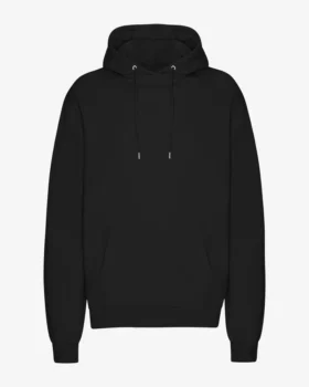 Sweat à capuche Classic Organic en coton bio - Noir intense