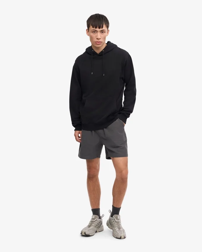 Sweat à capuche Classic Organic en coton bio - Noir intense