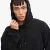 Sweat à capuche Classic Organic en coton bio - Noir intense