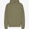Sweat à capuche Classic Organic en coton bio - Olive poussiéreux