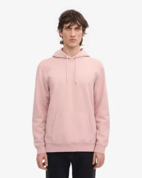 Sweat à capuche Classic Organic en coton bio – Rose délavé