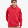 Sweat à capuche Classic Organic en coton bio - Rouge écarlate