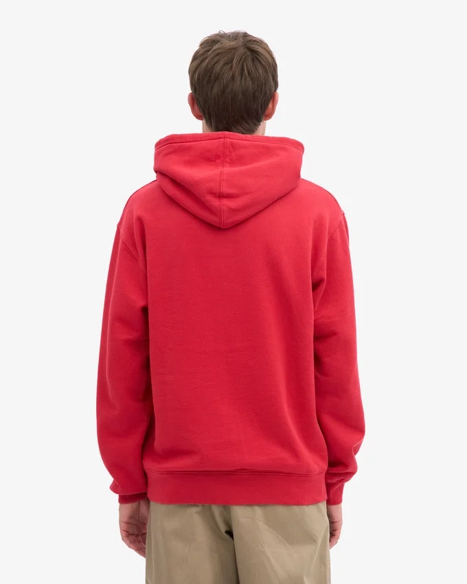 Sweat à capuche Classic Organic en coton bio - Rouge écarlate