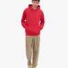 Sweat à capuche Classic Organic en coton bio - Rouge écarlate
