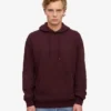 Sweat à capuche Classic Organic en coton bio - Rouge sang de bœuf