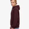 Sweat à capuche Classic Organic en coton bio - Rouge sang de bœuf