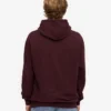 Sweat à capuche Classic Organic en coton bio - Rouge sang de bœuf
