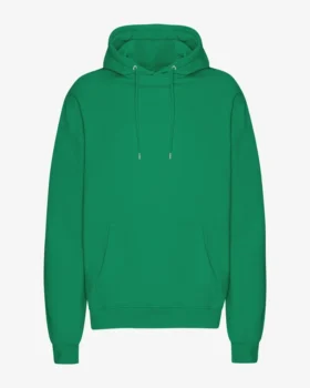 Sweat à capuche Classic Organic en coton bio - Vert Kelly