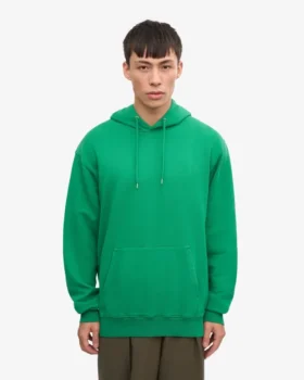 Sweat à capuche Classic Organic en coton bio – Vert Kelly