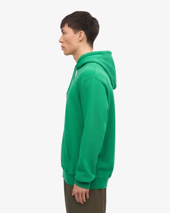 Sweat à capuche Classic Organic en coton bio - Vert Kelly