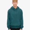 Sweat à capuche Classic Organic en coton bio - Vert océan