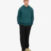 Sweat à capuche Classic Organic en coton bio - Vert océan
