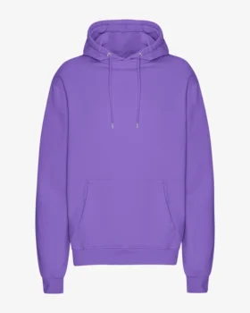Sweat à capuche Classic Organic en coton bio - Violet ultra