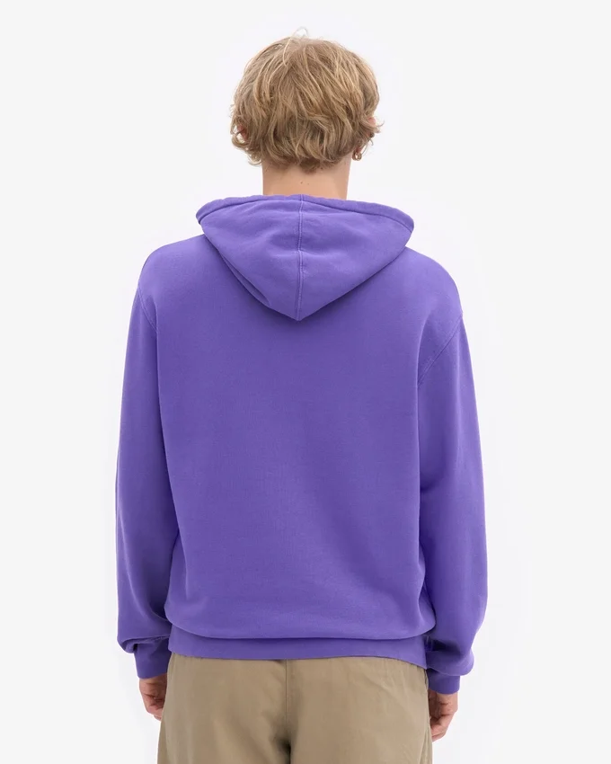 Sweat à capuche Classic Organic en coton bio - Violet ultra