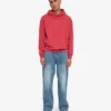 Sweat à capuche Classic Organic - Rouge délavé