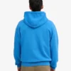 Sweat à capuche oversize bio avec fermeture éclair - Bleu Pacifique