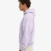 Sweat à capuche oversize bio avec fermeture éclair - Lavande douce
