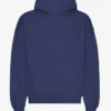 Sweat à capuche oversize bio - Bleu marine