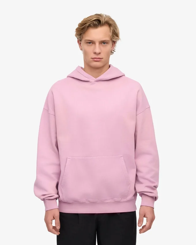 Sweat à capuche oversize bio - Fleur de cerisier