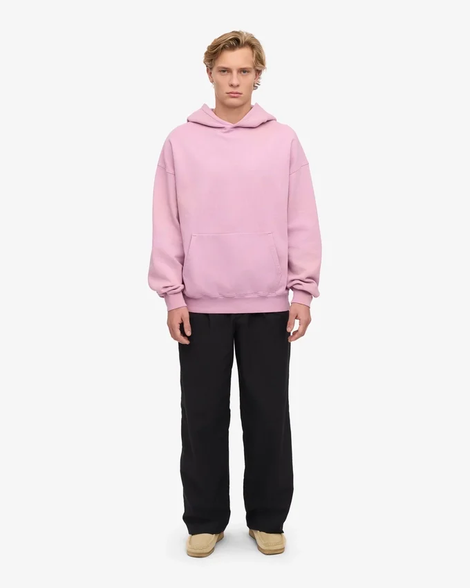 Sweat à capuche oversize bio - Fleur de cerisier