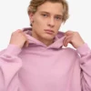 Sweat à capuche oversize bio - Fleur de cerisier