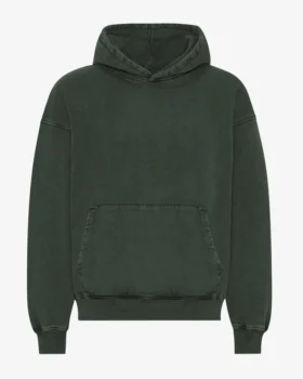 Sweat à capuche oversize bio - Forêt de minuit