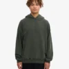 Sweat à capuche oversize bio - Forêt de minuit