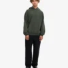 Sweat à capuche oversize bio - Forêt de minuit